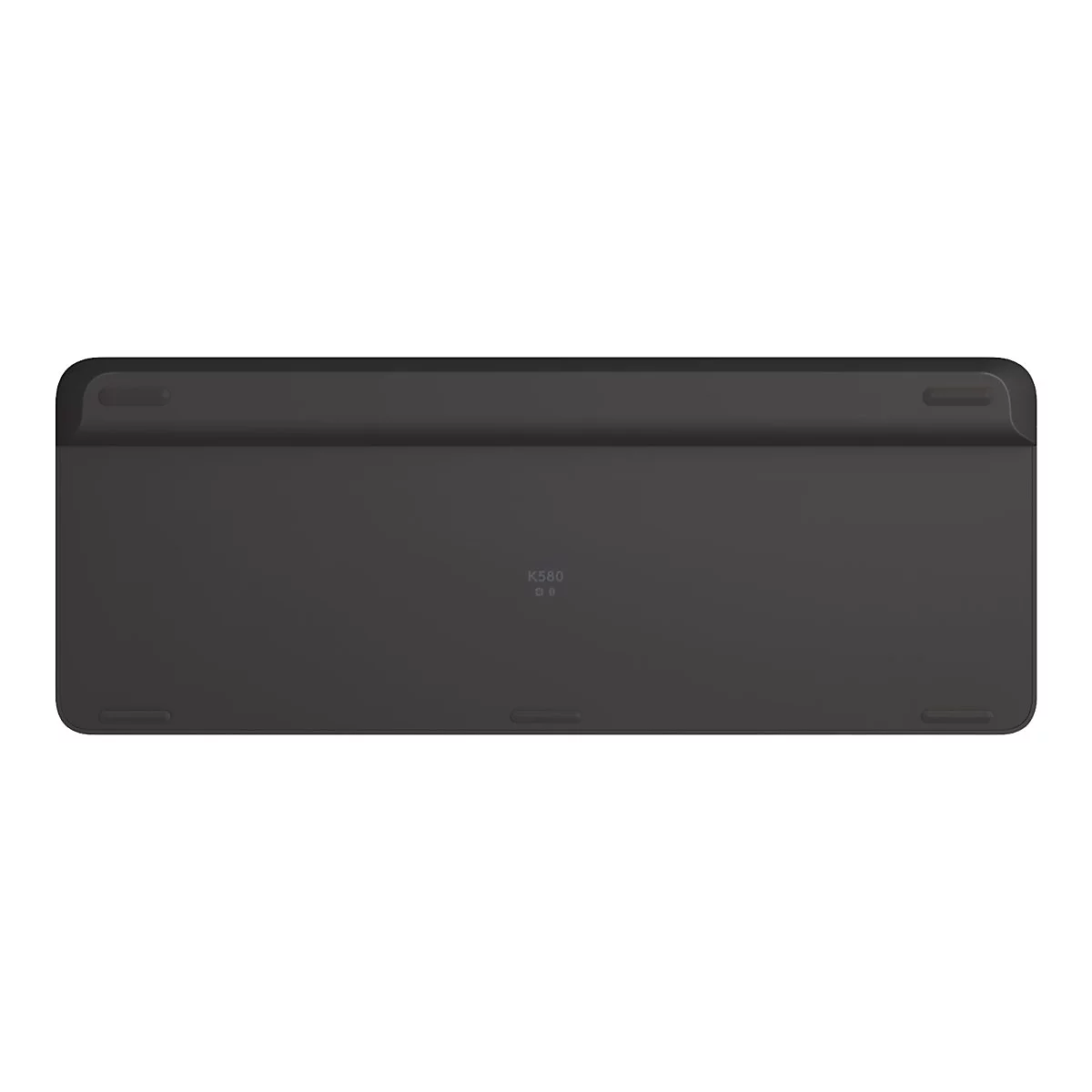 Logitech Slim Multi-Device K580 - Tastatur - kabellos - Bluetooth, 2.4 GHz - Pan-Nordic - Graphite