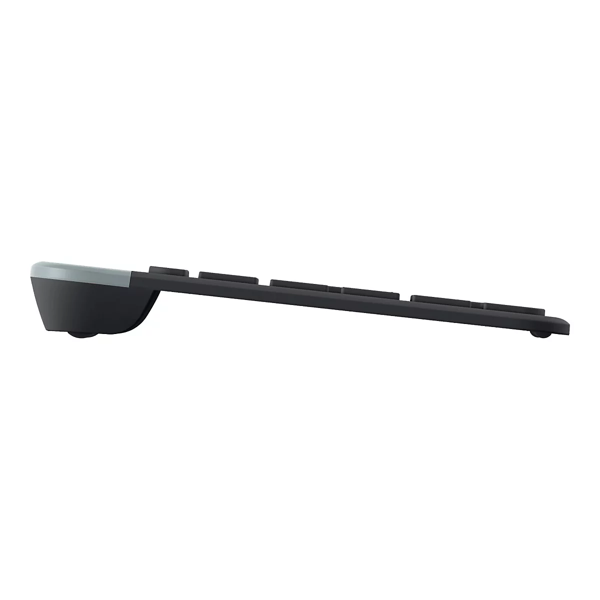 Logitech Slim Multi-Device K580 - Tastatur - kabellos - Bluetooth, 2.4 GHz - Pan-Nordic - Graphite