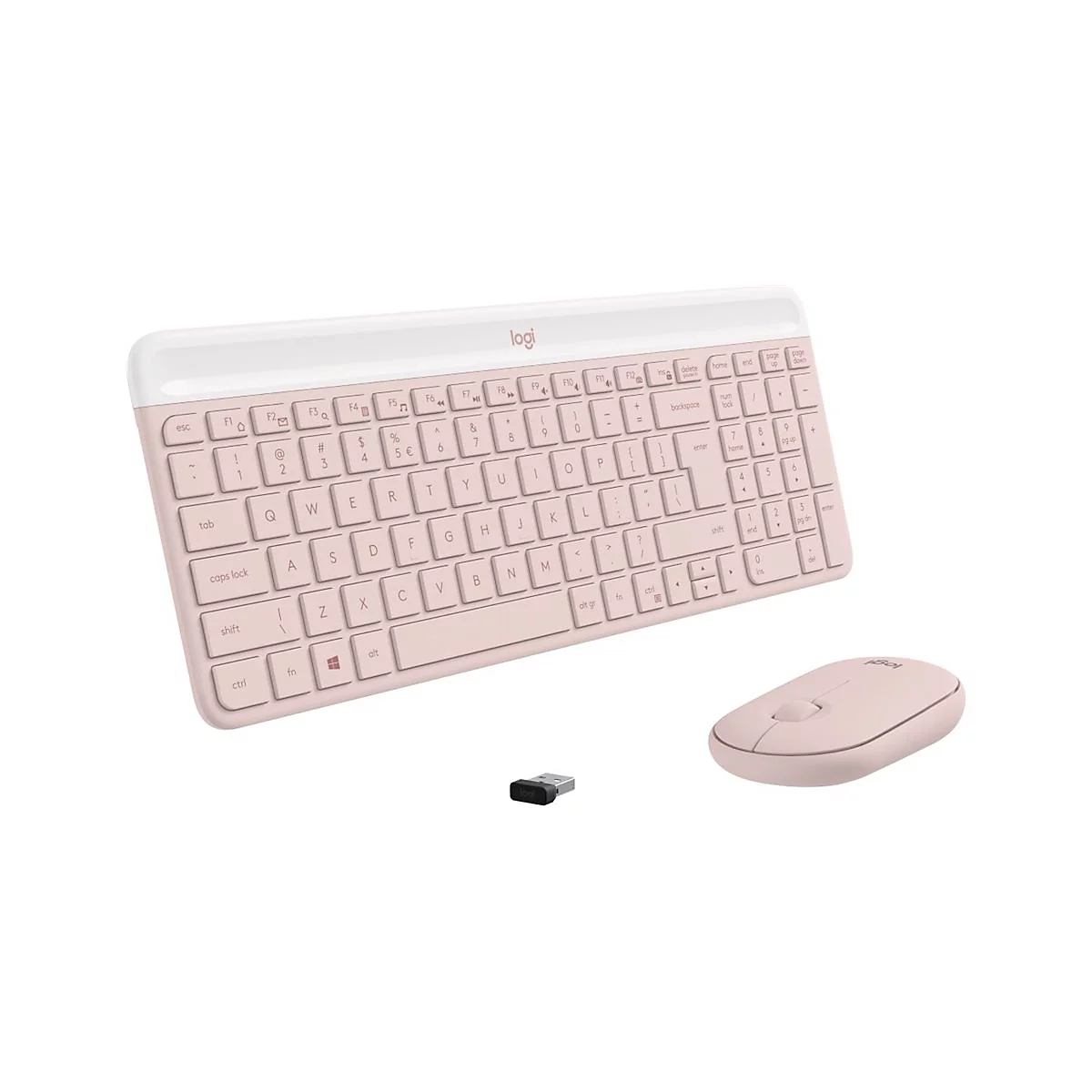 Logitech Slim Wireless Combo MK470 - Tastatur-und-Maus-Set - kabellos - 2.4 GHz - AZERTY - Französisch