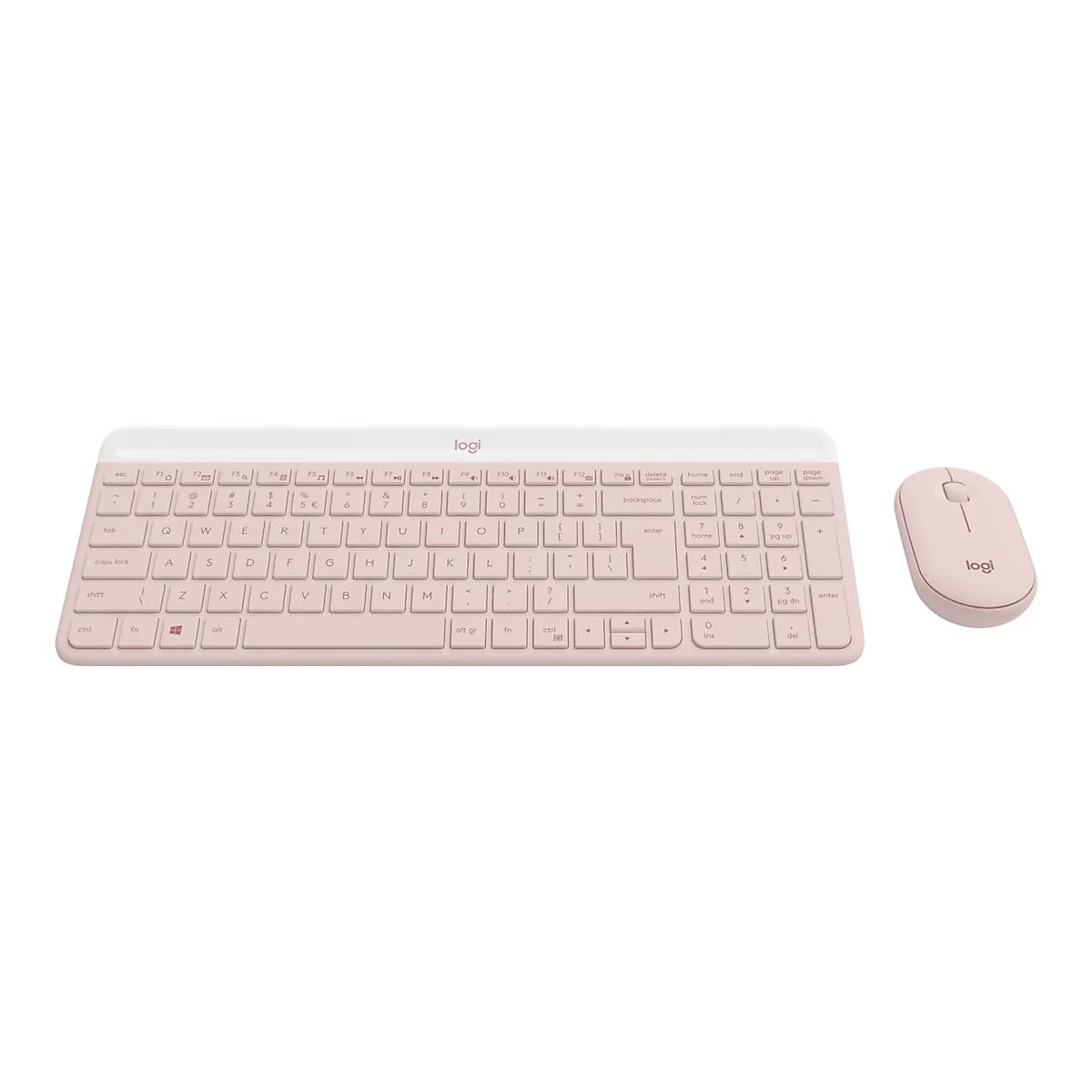 Logitech Slim Wireless Combo MK470 - Tastatur-und-Maus-Set - kabellos - 2.4 GHz - AZERTY - Französisch