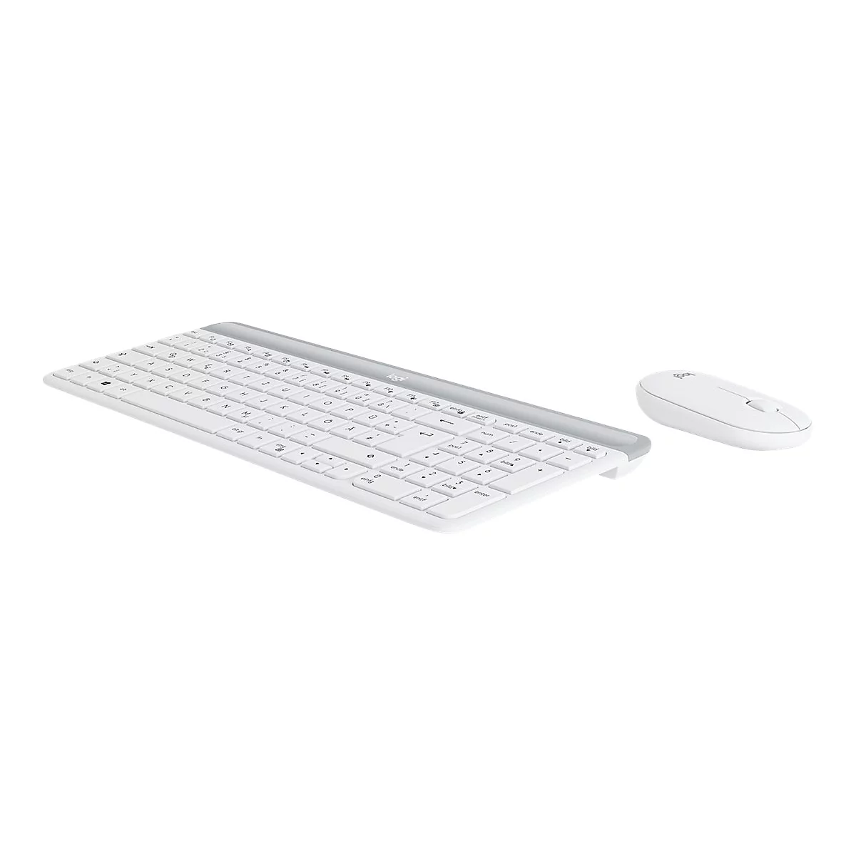 Logitech Slim Wireless Combo MK470 - Tastatur-und-Maus-Set - kabellos - 2.4 GHz - QWERTZ - Deutsch