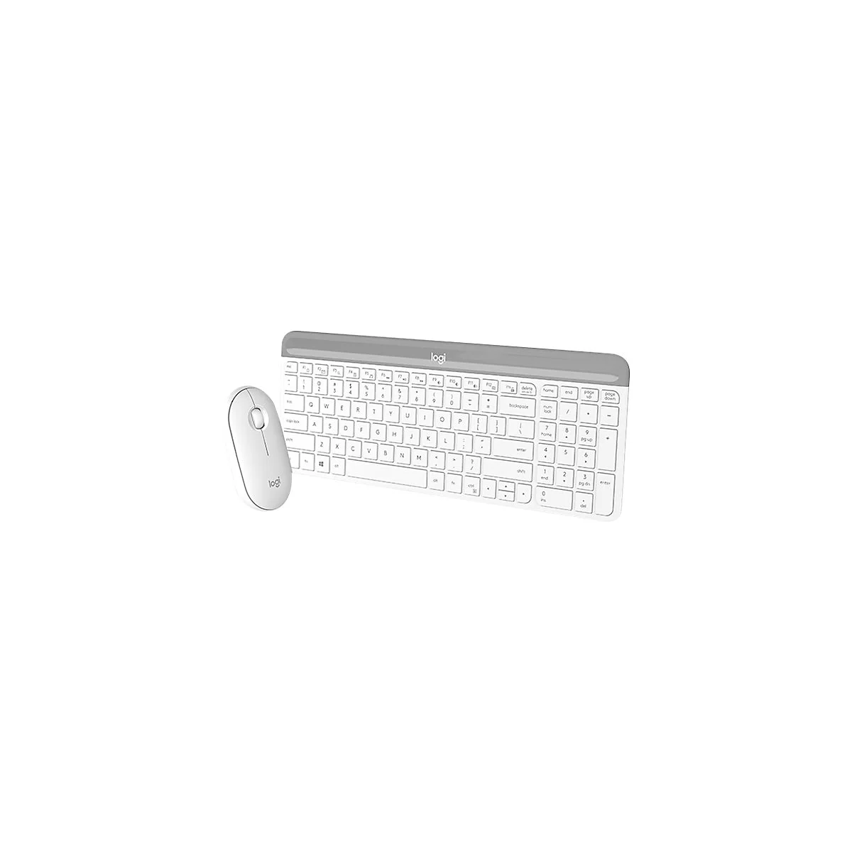 Logitech Slim Wireless Combo MK470 - Tastatur-und-Maus-Set - kabellos - 2.4 GHz - QWERTZ - Deutsch