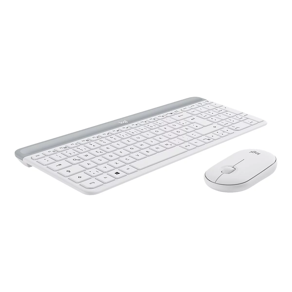 Logitech Slim Wireless Combo MK470 - Tastatur-und-Maus-Set - kabellos - 2.4 GHz - QWERTZ - Deutsch