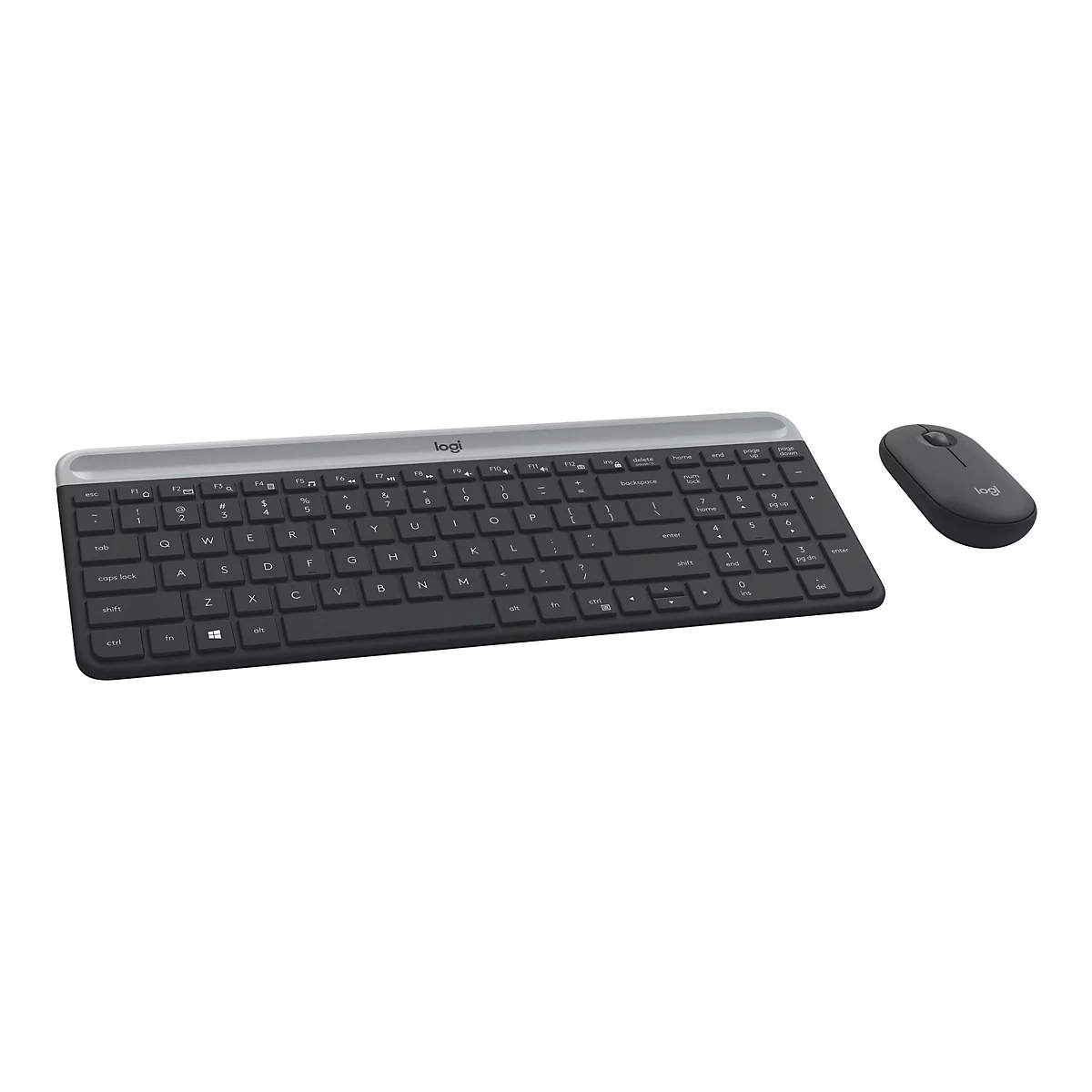 Logitech Slim Wireless Combo MK470 - Tastatur-und-Maus-Set - Tschechisch - Graphite