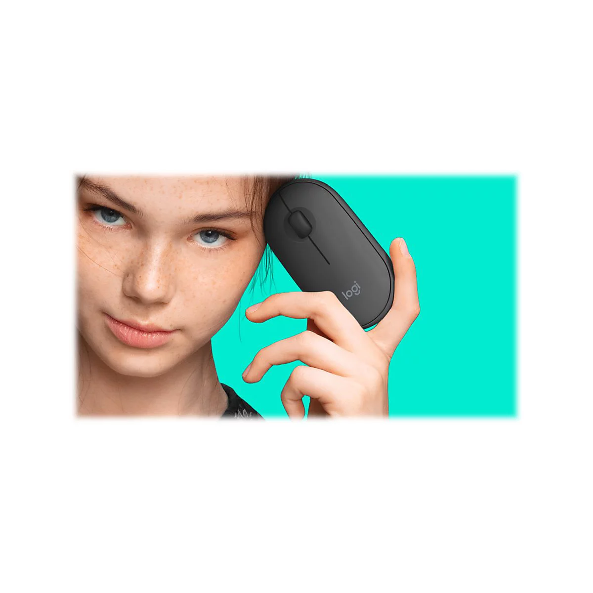 Logitech Slim Wireless Combo MK470 - Tastatur-und-Maus-Set - US International - Graphite