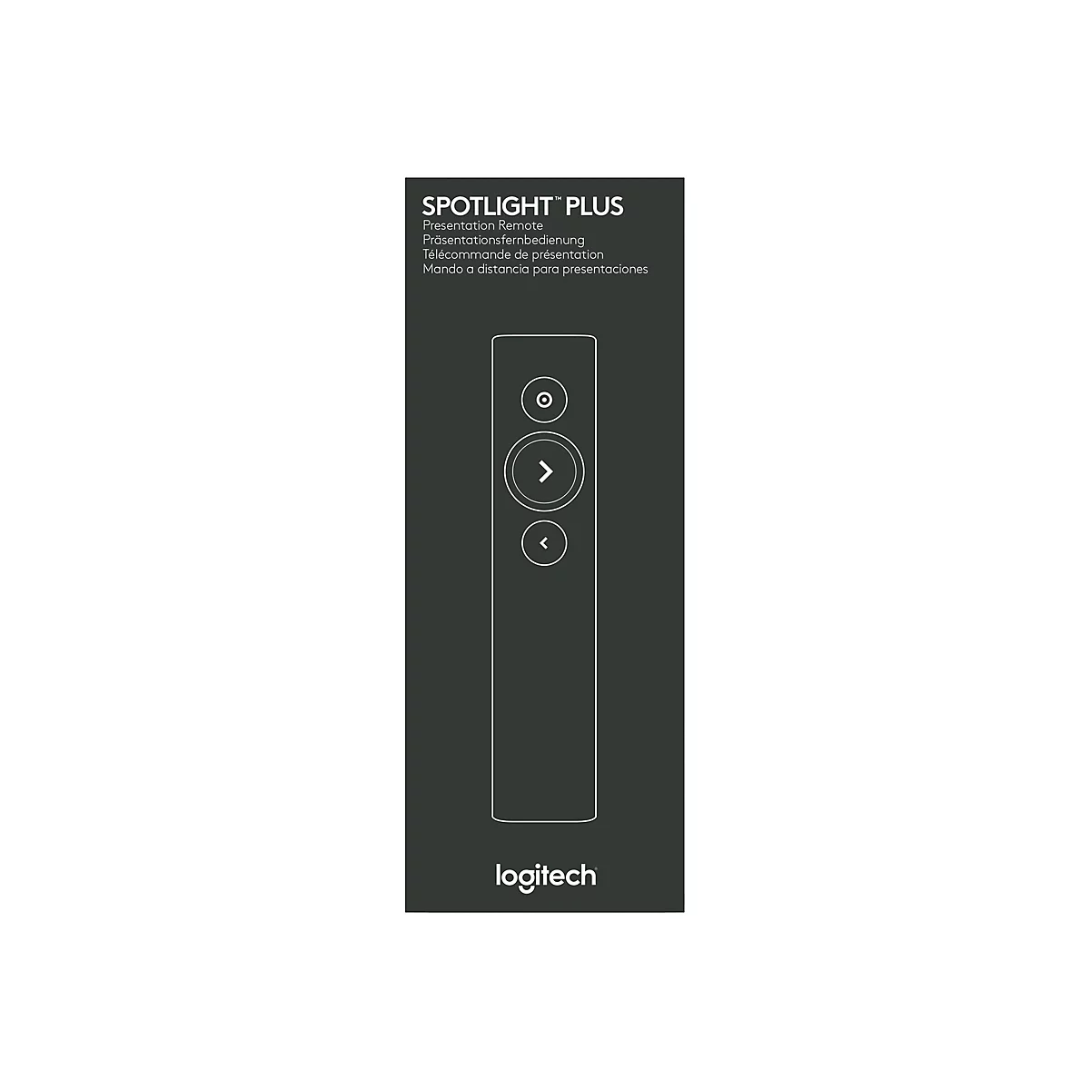 Logitech Spotlight Plus Präsentations-Fernsteuerung - Slate
