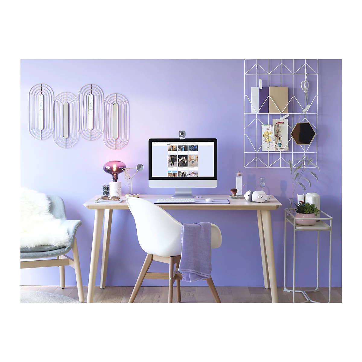 Logitech Studio Series Desk Mat - Tastatur und Mauspad - Lavendel