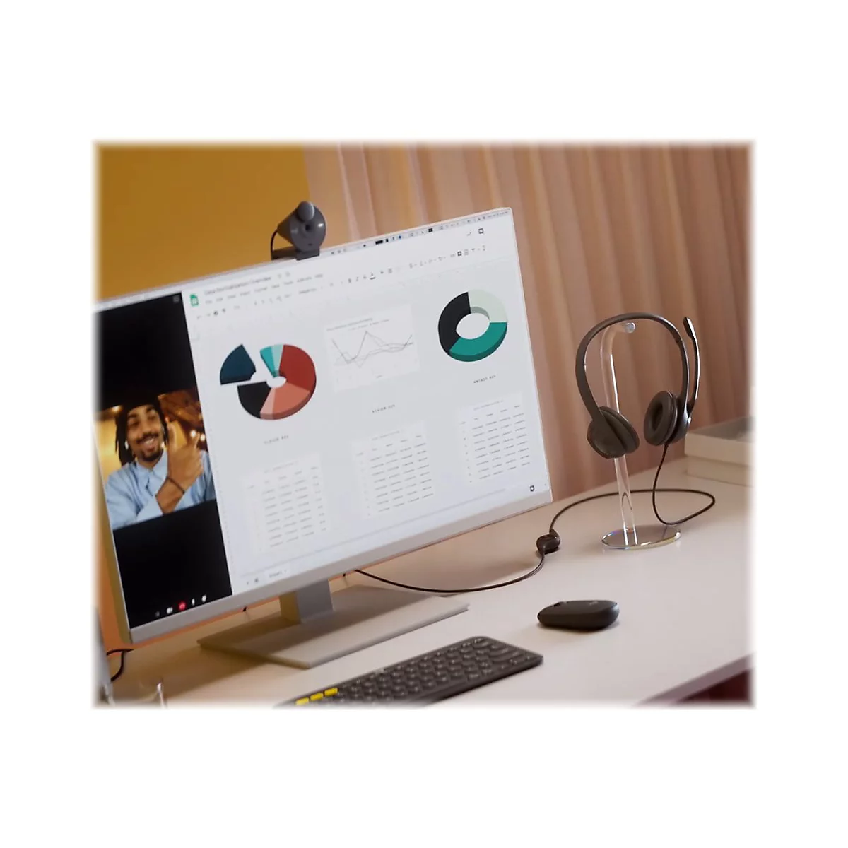 Logitech USB Headset H390 - micro-casque