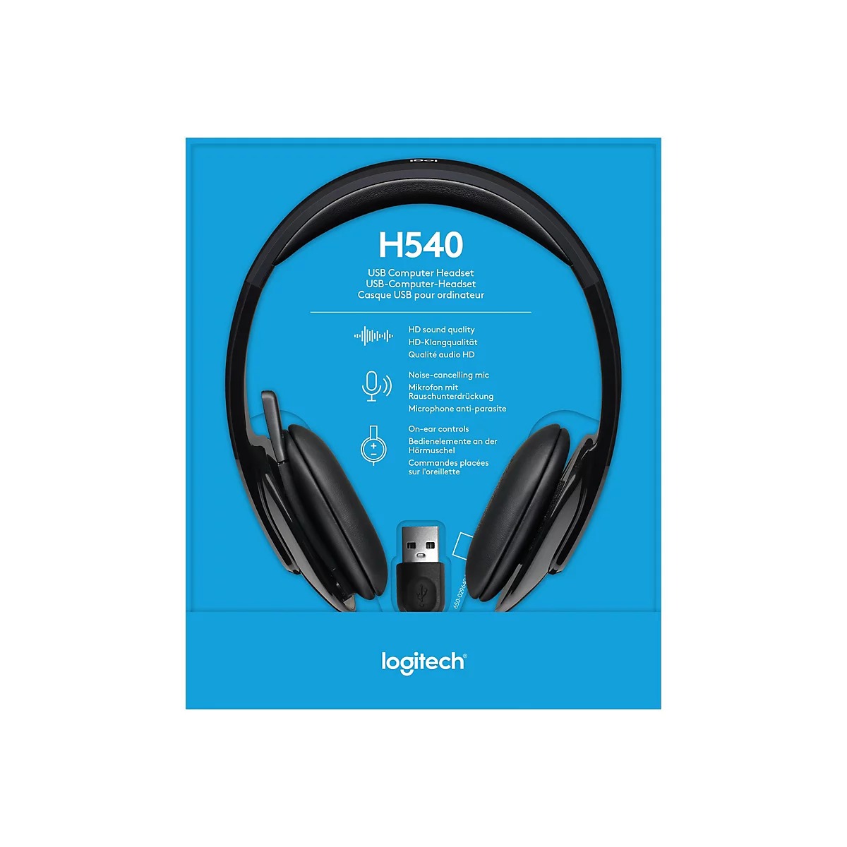 Logitech USB Headset H540 - micro-casque