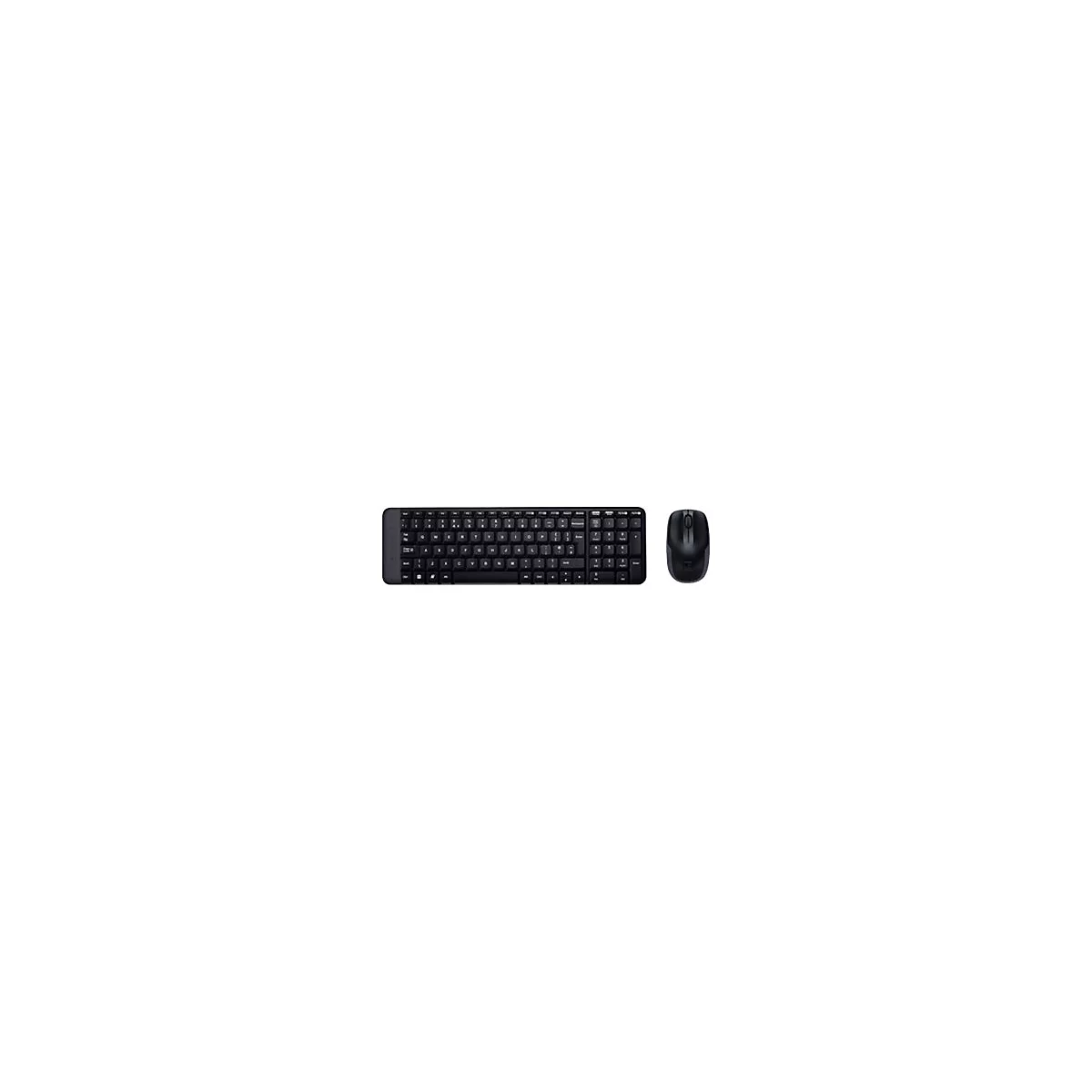 Logitech Wireless Combo MK220 - Tastatur-und-Maus-Set - kabellos - 2.4 GHz - Italienisch - Dunkelgrau