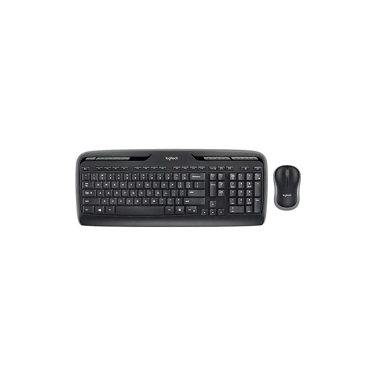 Logitech Wireless Combo MK330 - Tastatur-und-Maus-Set - Französisch - Schwarz
