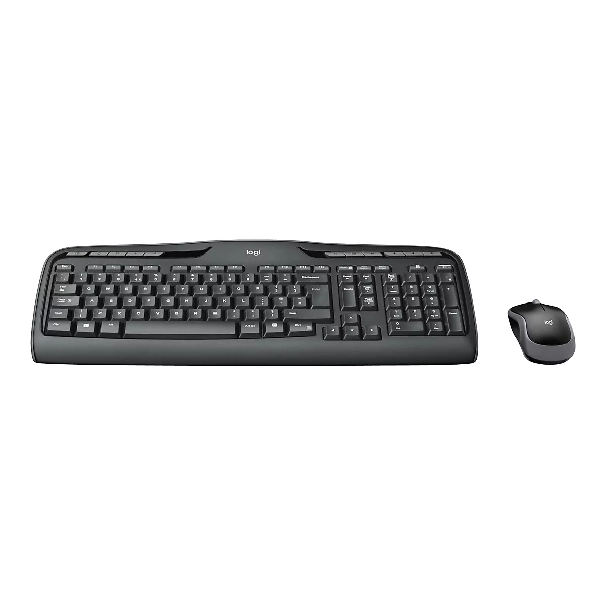 Logitech Wireless Combo MK330 - Tastatur-und-Maus-Set - US International - Schwarz