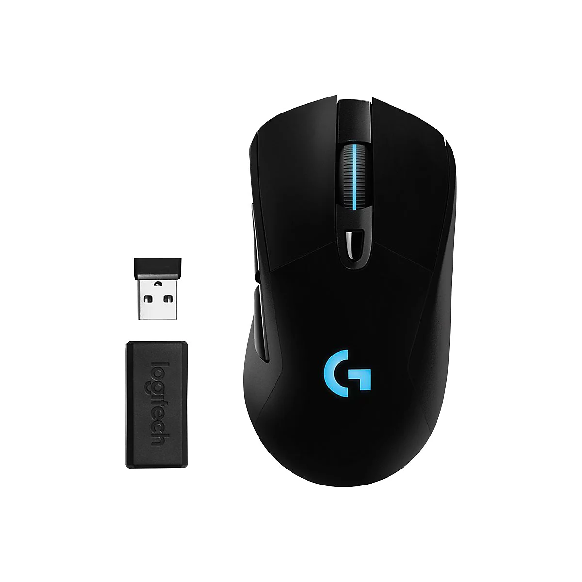 Logitech Wireless Gaming Mouse G703 LIGHTSPEED with HERO 16K Sensor - Maus - optisch - 6 Tasten - kabellos, kabelgebunden - USB, 2.4 GHz