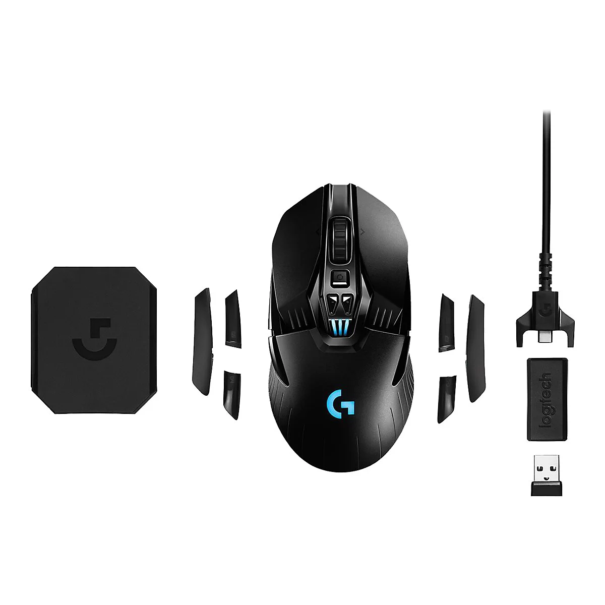Logitech Wireless Gaming Mouse G903 LIGHTSPEED with HERO 16K sensor - Maus - USB, LIGHTSPEED