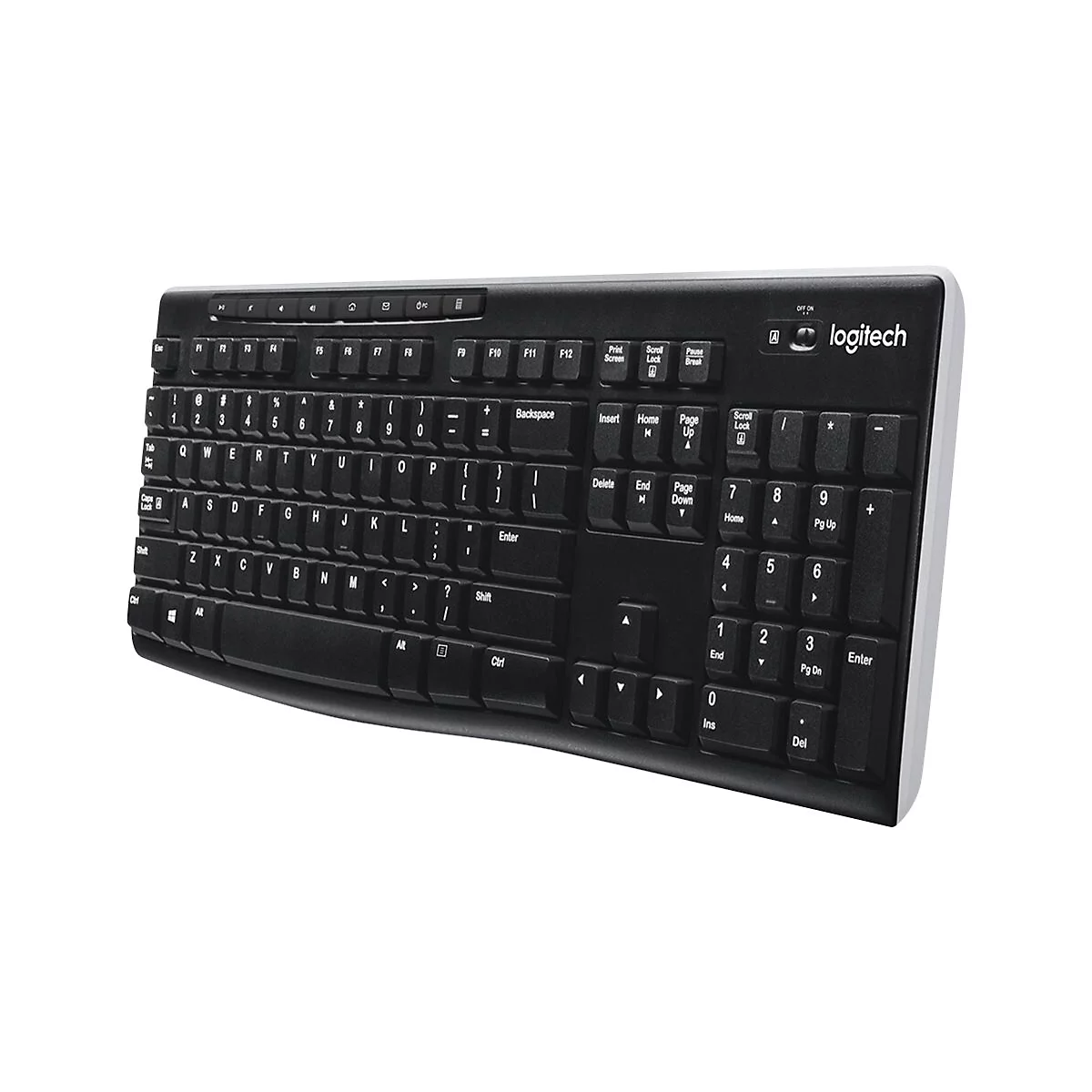 Logitech Wireless Keyboard K270 - Tastatur - kabellos - 2.4 GHz - Schweiz