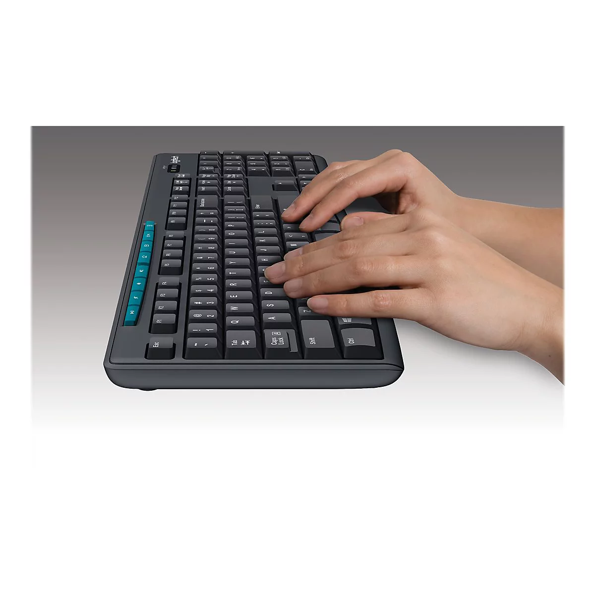 Logitech Wireless Keyboard K270 - Tastatur - kabellos - 2.4 GHz - Schweiz