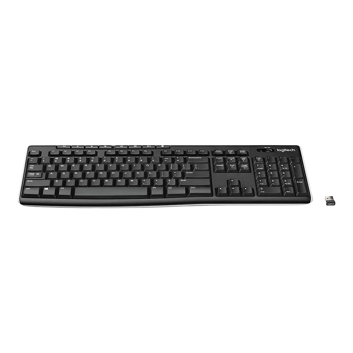 Logitech Wireless Keyboard K270 - Tastatur - kabellos - 2.4 GHz - Tschechisch
