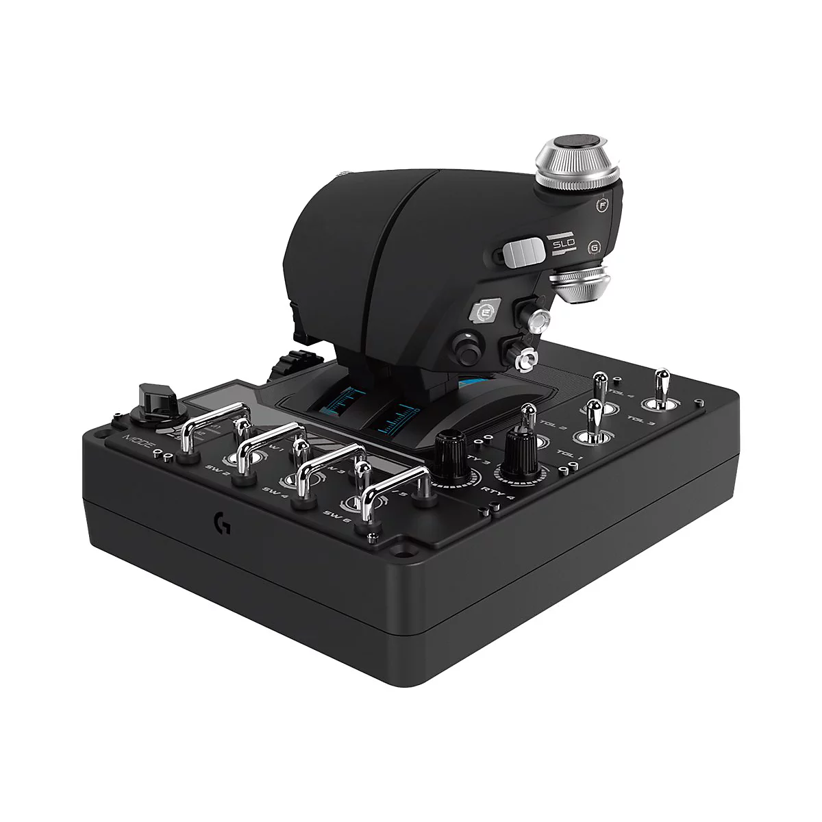Logitech X56 H.O.T.A.S. - Joystick und Gasregler - kabelgebunden - für PC