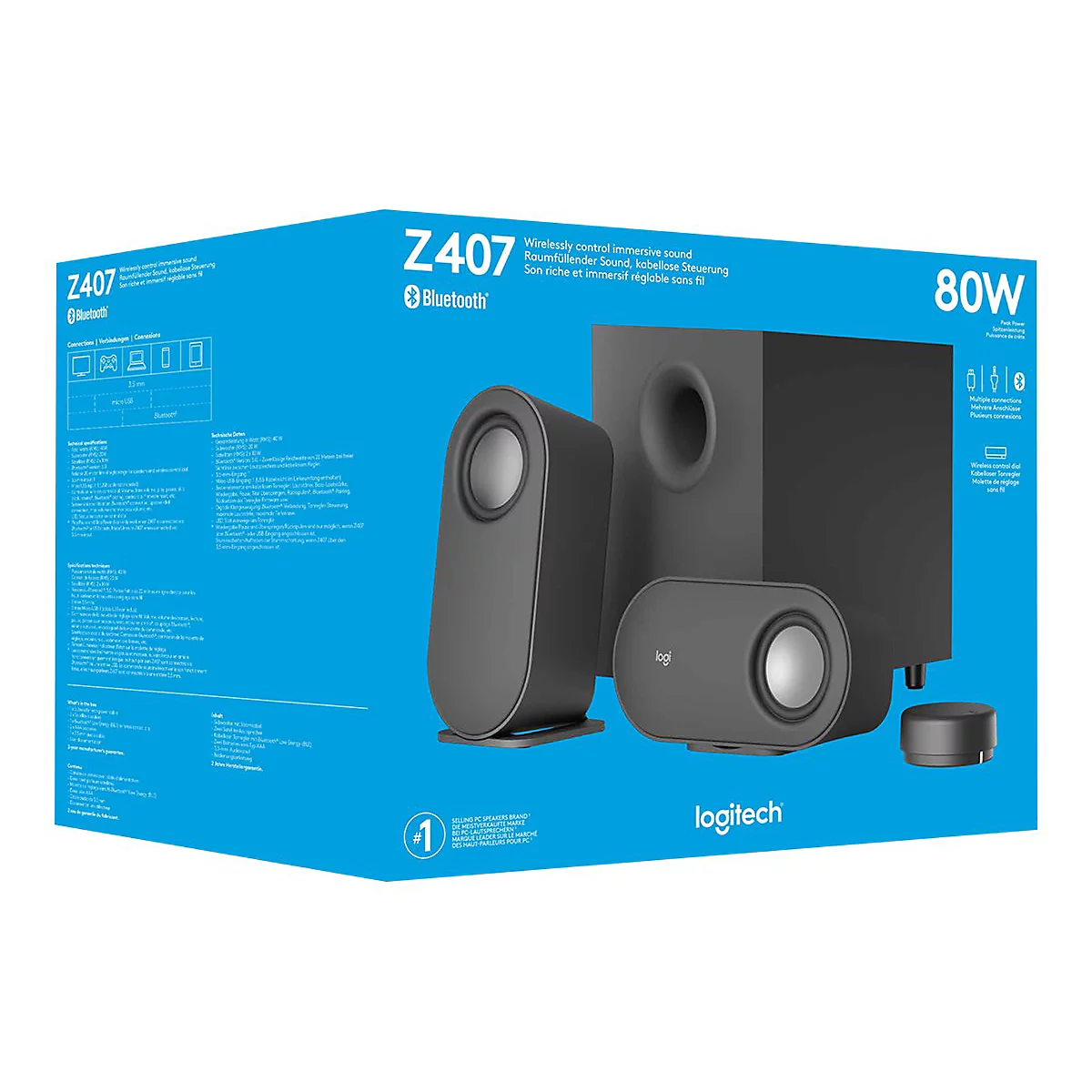Logitech Z407 - Android Edition - Lautsprechersystem - für PC - kabellos