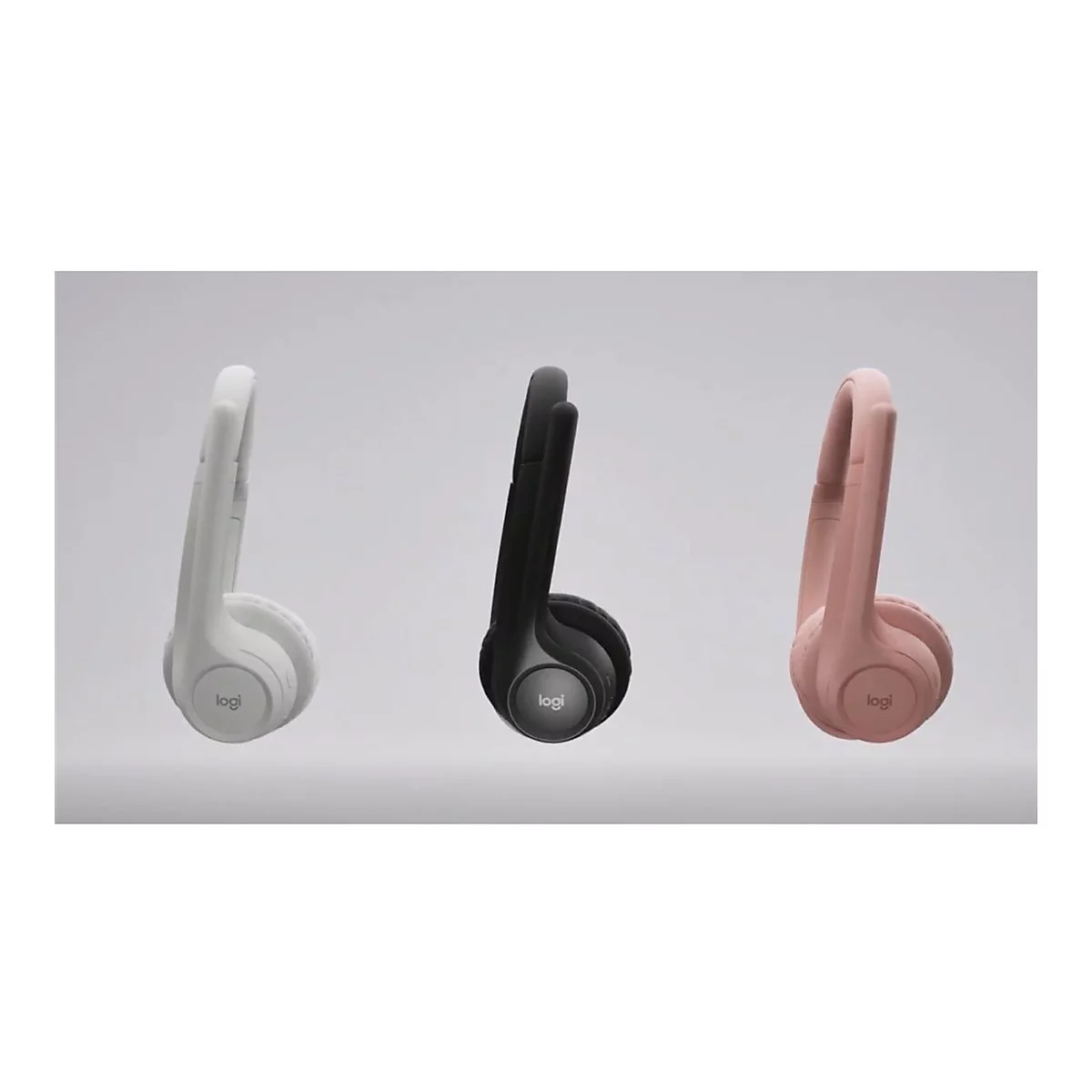 Logitech Zone 300 - Headset - On-Ear - Bluetooth - kabellos - schwarz