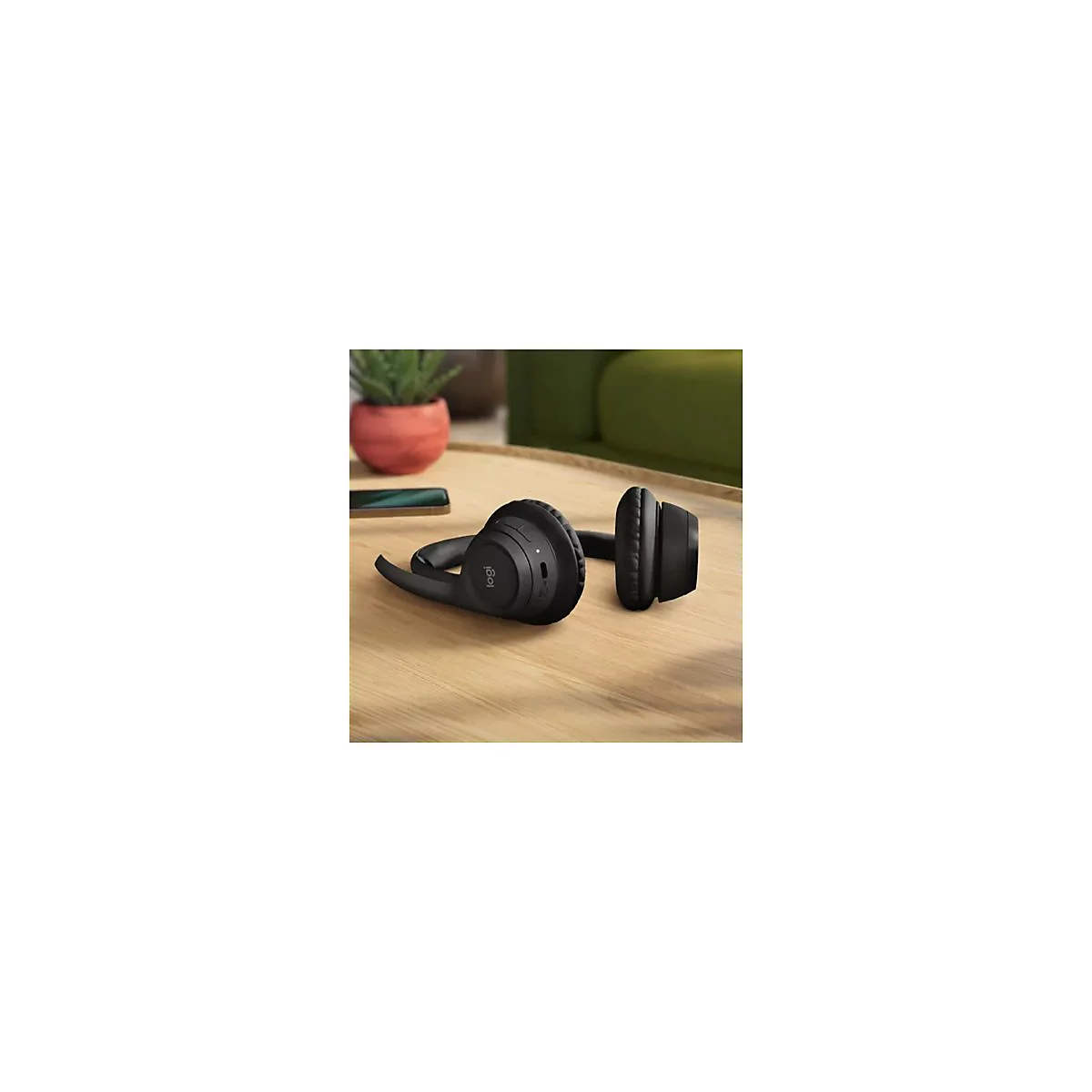 Logitech Zone 300 - Headset - On-Ear - Bluetooth - kabellos - schwarz