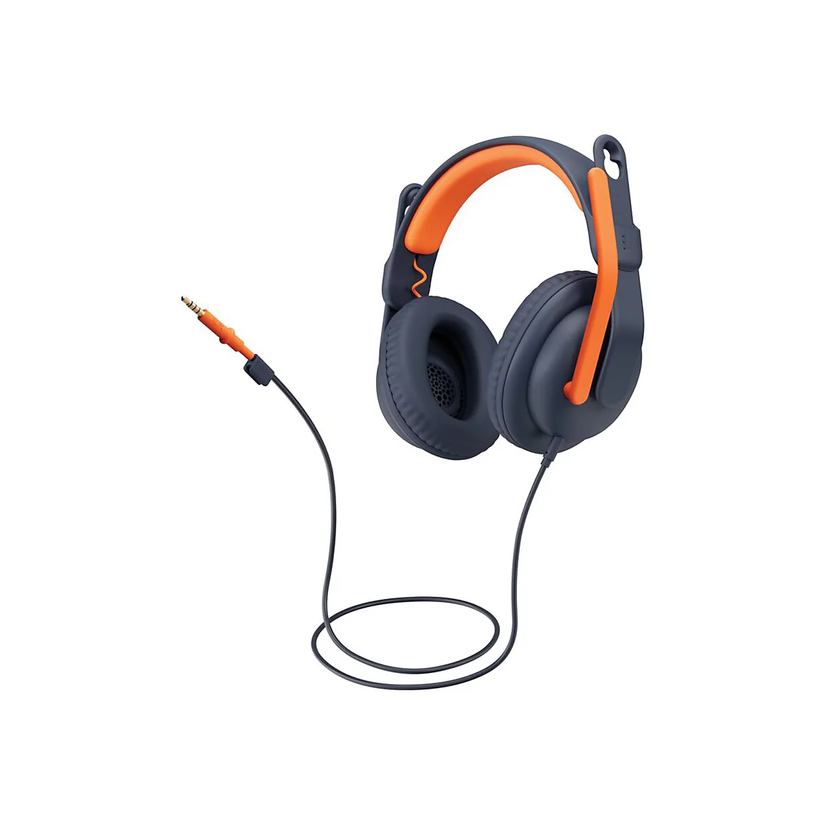 Logitech Zone Learn Over-Ear Wired Headset for Learners, 3.5mm AUX - Kopfhörer mit Mikrofon - ohrumschließend - kabelgebunden - 3,5 mm Stecker
