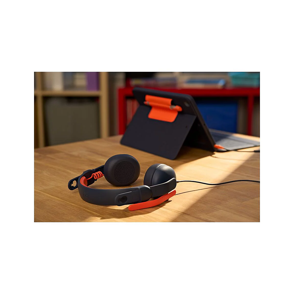 Logitech Zone Learn Wired On-Ear Headset for Learners, 3.5mm AUX - Kopfhörer mit Mikrofon - On-Ear - Ersatz - kabelgebunden - 3,5 mm Stecker