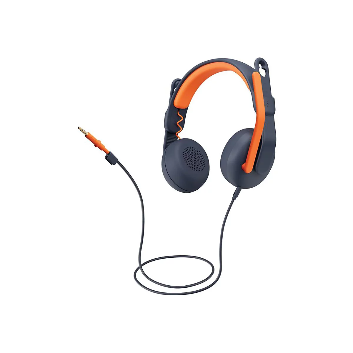 Logitech Zone Learn Wired On-Ear Headset for Learners, 3.5mm AUX - Kopfhörer mit Mikrofon - On-Ear - Ersatz - kabelgebunden - 3,5 mm Stecker