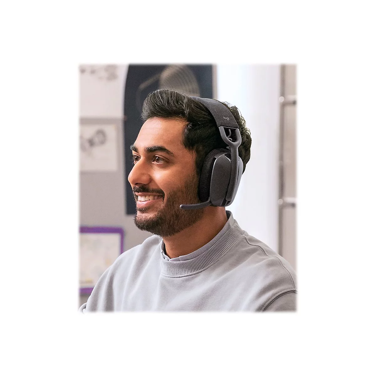 Logitech Zone Vibe Wireless - Headset - ohrumschließend - Bluetooth - kabellos - Adapter USB-C via Bluetooth