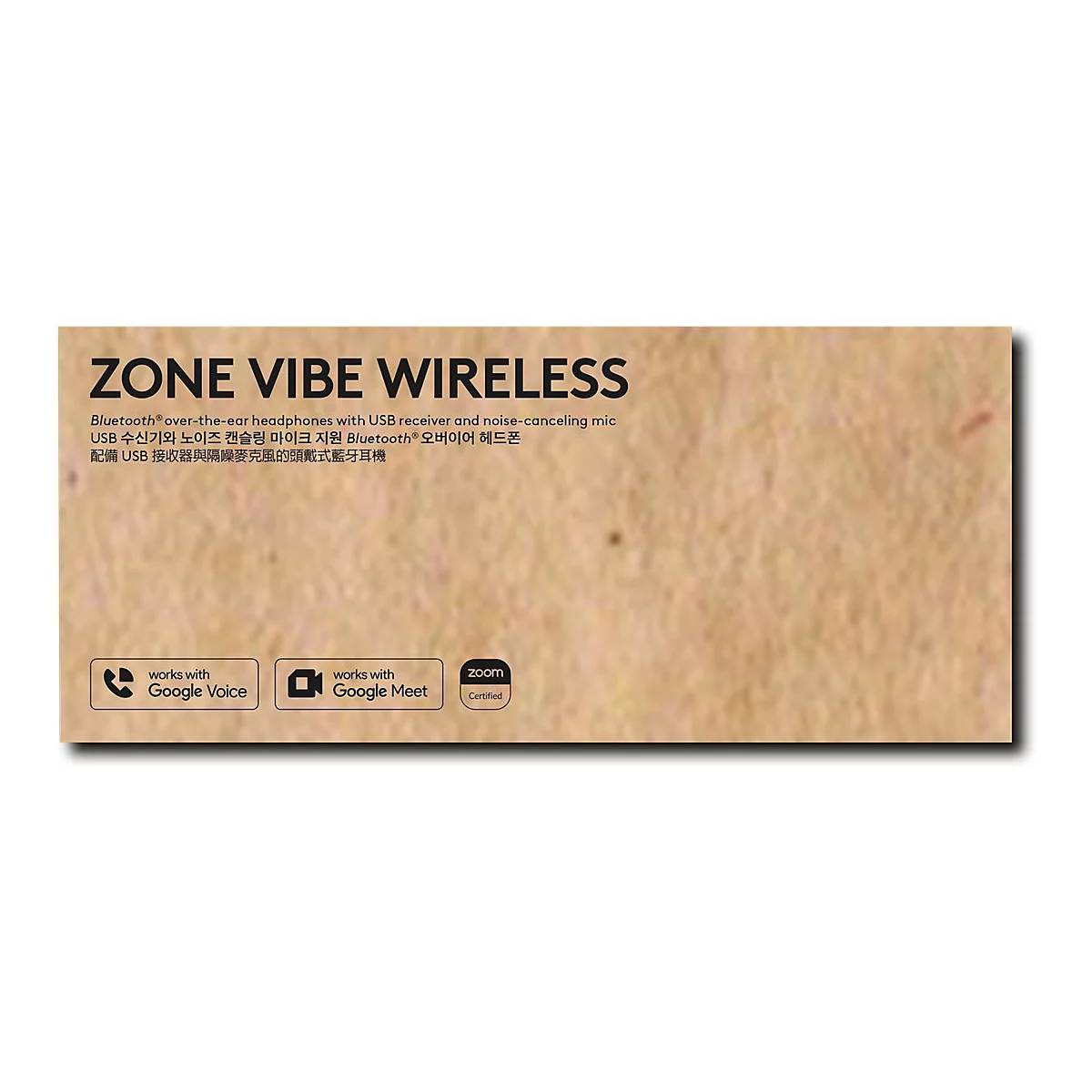 Logitech Zone Vibe Wireless - Headset - ohrumschließend - Bluetooth - kabellos - Adapter USB-C via Bluetooth