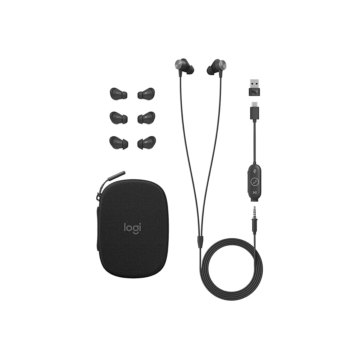 Logitech Zone Wired Earbuds - Headset