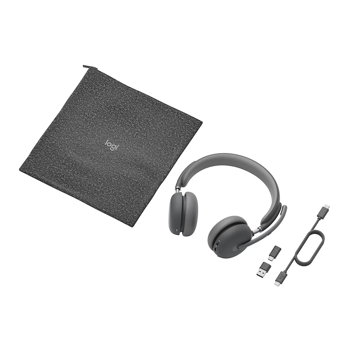Logitech Zone Wireless 2 UC - Headset - On-Ear - Bluetooth - kabellos - aktive Rauschunterdrückung
