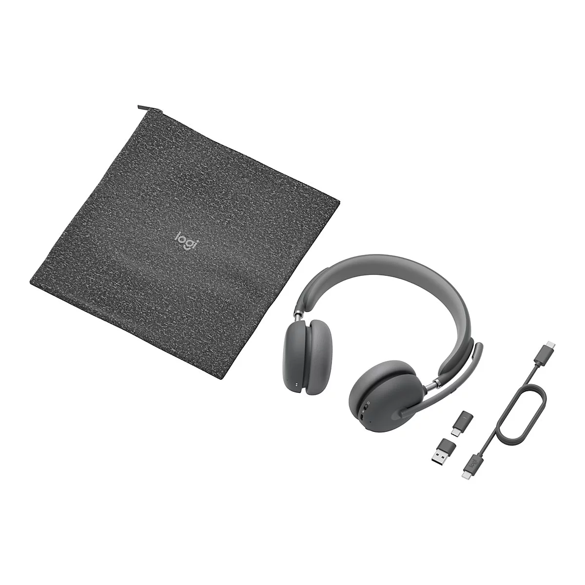 Logitech Zone Wireless 2 UC - Headset - On-Ear - Bluetooth - kabellos - aktive Rauschunterdrückung