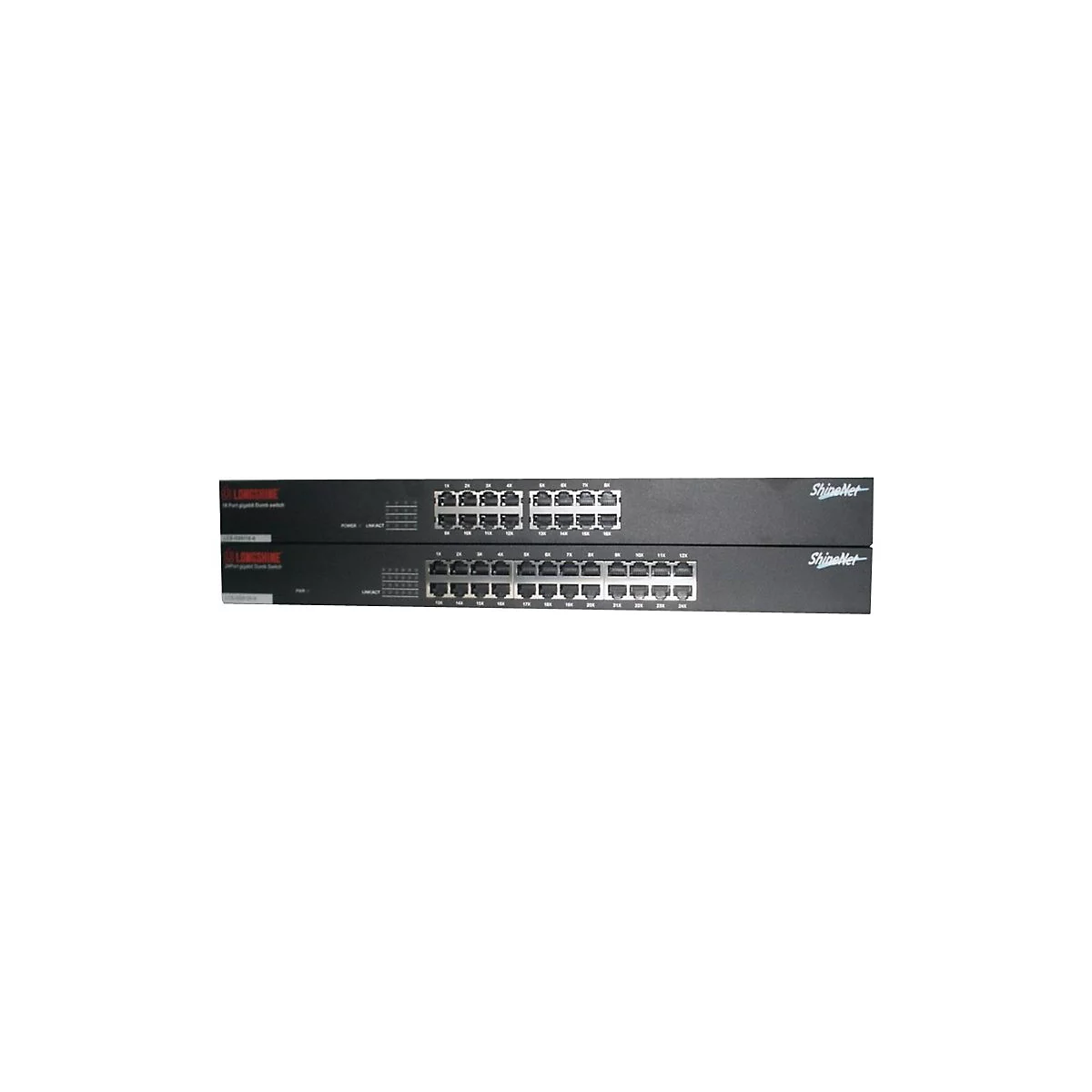 Longshine LCS-GS9116-A - Switch - 16 Anschlüsse - unmanaged - an Rack montierbar