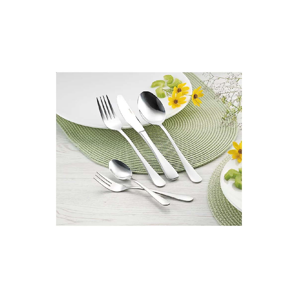 Lot de 12 fourchettes à gâteaux SYLVIA