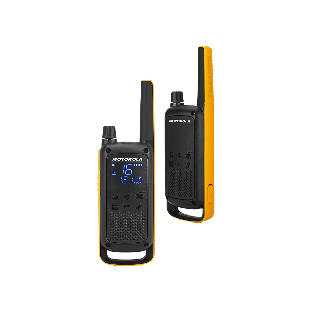 Lot de talkie walkie PMR TALKABOUT T82 Extreme Motorola, sans licence, IPx4, 10 km, 16 canaux, lot de 4