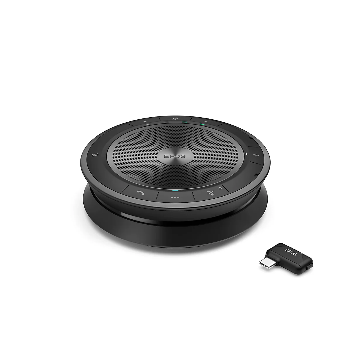 Luidsprekertelefoon EPOS EXPAND 40+, tot 8 deelnemers, tot 18 uur, Bluetooth &amp; USB-C, UC-geoptimaliseerd, USB-C dongle, USB-C kabel, USB-C/USB-A adapter &amp; tas