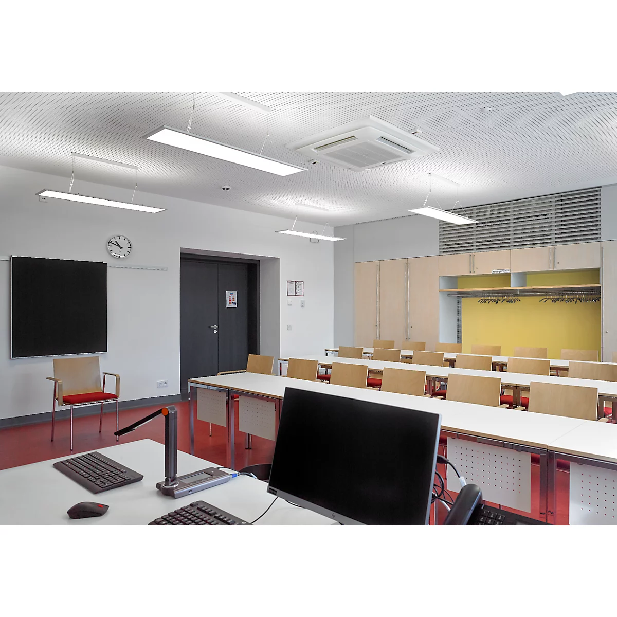 Luminaire suspendu LED FRISCH-Licht, réglable en hauteur, 6400-8200 lm, 4000 K, diverses variantes
