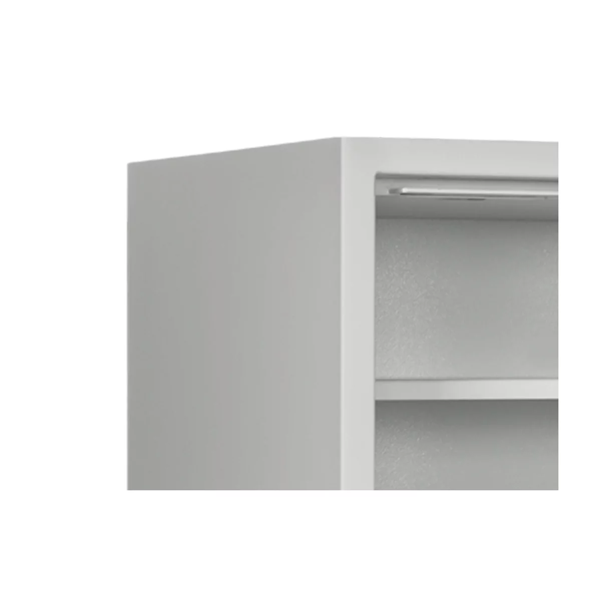 Lyra 3 safe, weerstandsklasse I volgens EN 1143-1, volume 66 l, deur rechts scharnierend, dubbelbaard slot met 2 sleutels, 2 legborden, incl. verankeringsmateriaal, B 500 x D 420 x H 605 mm, lichtgrijs RAL 7035