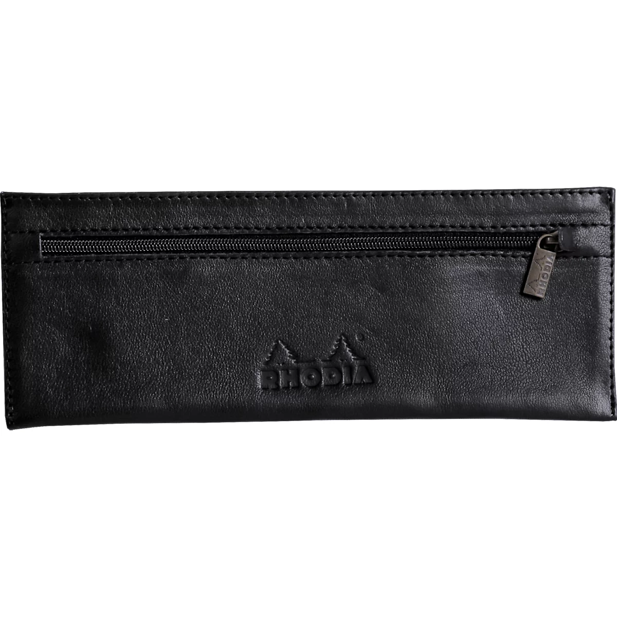 Mäppchen Rhodia ePure, 220 x 85 mm, Leder, schwarz