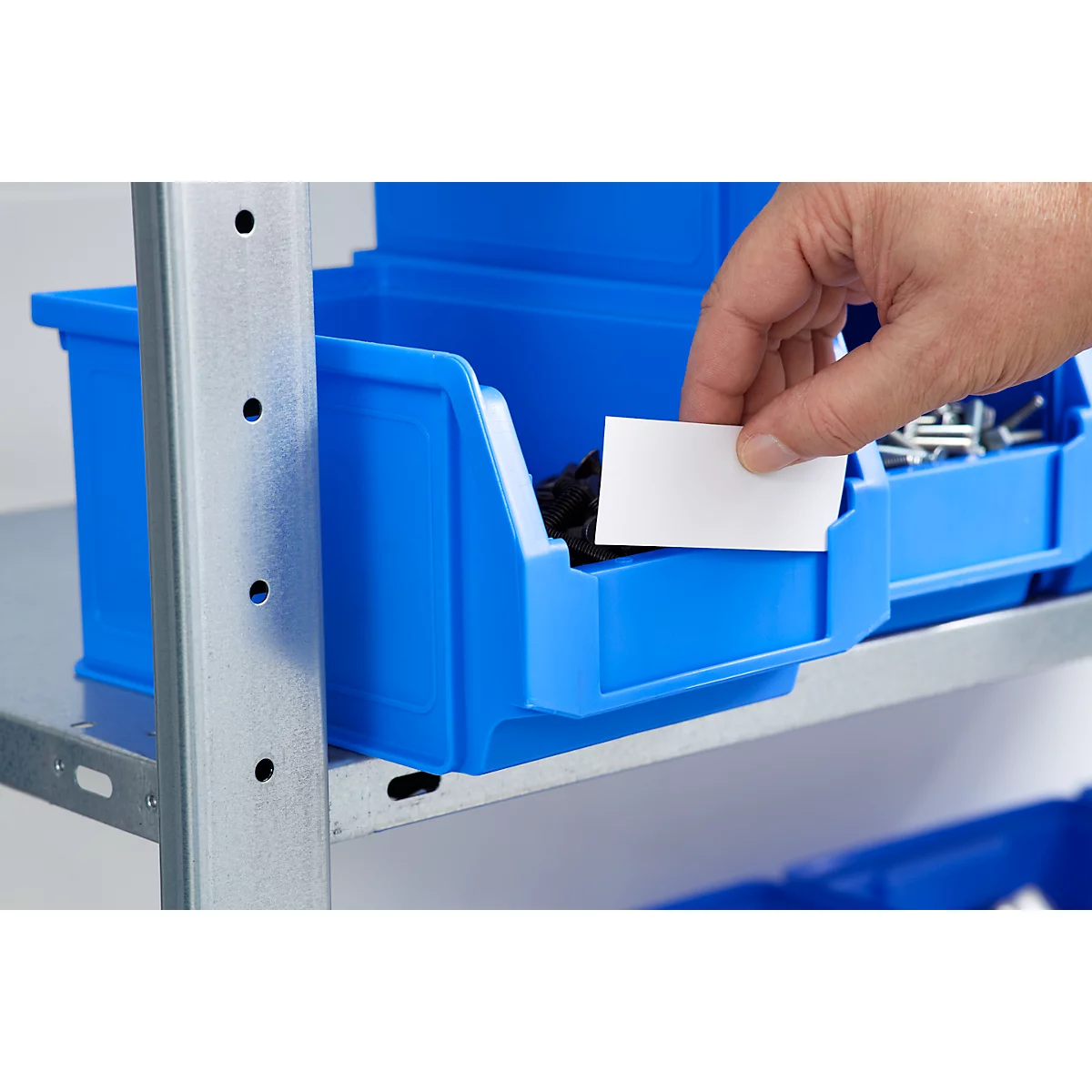 Magazijnbak LF 221 SSI Schäfer - polypropeen - L 234 x B 150 x H 122 mm - 2,7 l - blauw