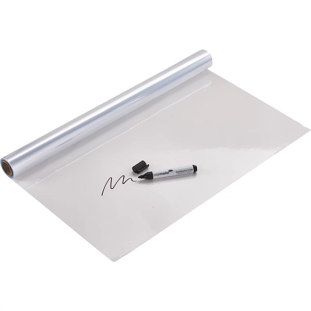 Magic Charts Legamaster, für Cleanboards, blanko, selbstklebend & beschreibbar, inkl. Boardmarker, B 600 x H 800 mm, 100 % recyclingfähig, Polypropylen, transparent, 25 Blatt