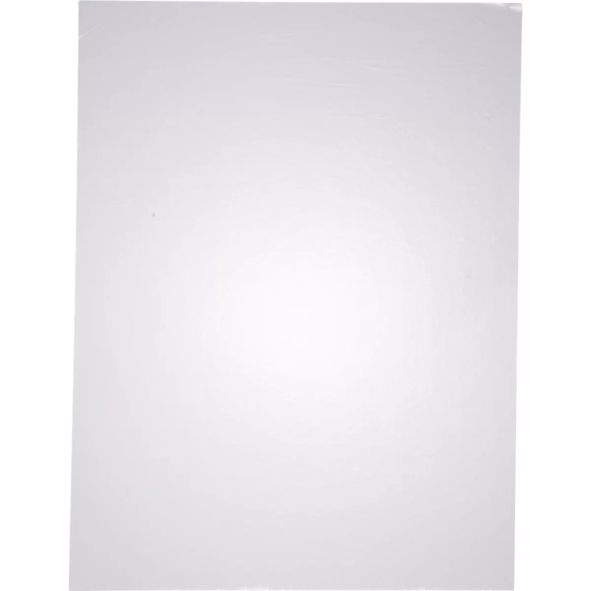 Leere, weisse Leinwand, auf der man malen oder schreiben kann.