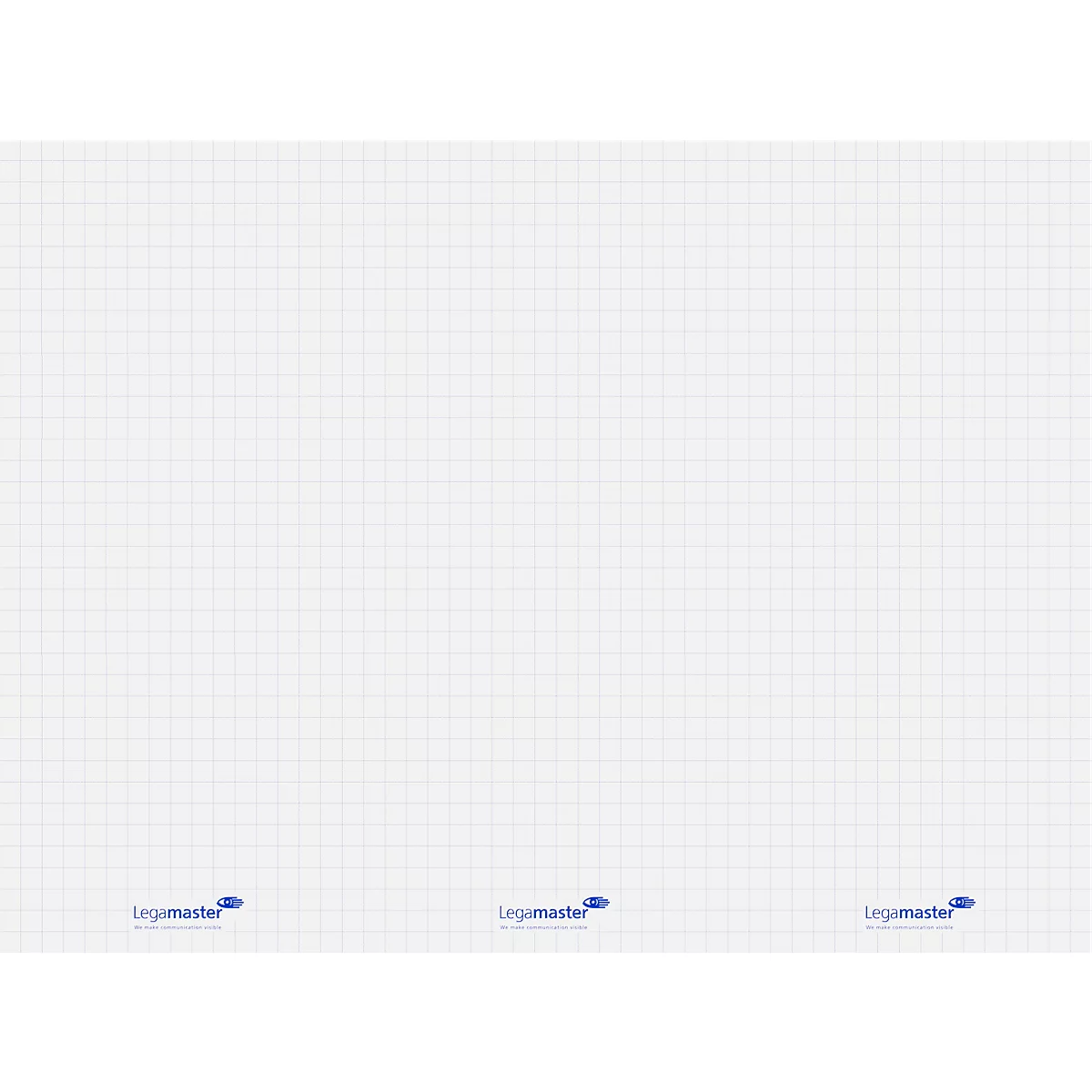 Magic Charts Legamaster, für Flipcharts, kariert, selbstklebend & beschreibbar, inkl. Permanentmarker, L 1200 x B 900 mm, 100 % recyclingfähig, Polypropylen, weiß, 15 Blatt