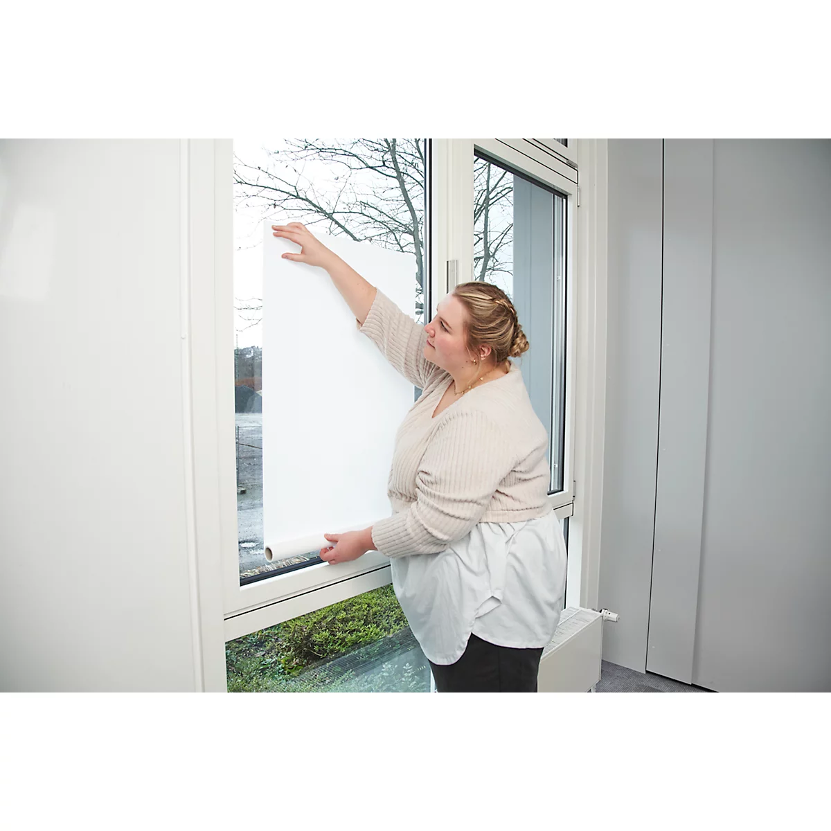 Magic Charts Legamaster, pour tableaux blancs, vierges, autocollants &amp; inscriptibles, marqueur pour tableau inclus, L 600 x H 800 mm, 100 % recyclable, polypropylène, blanc, 25 feuilles