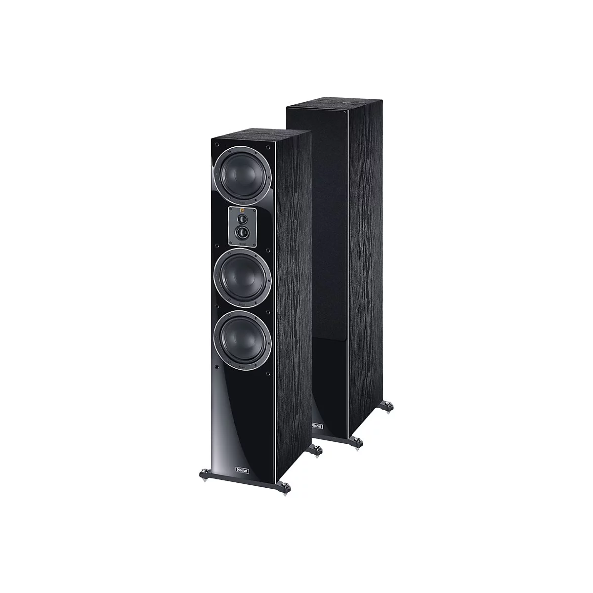 Magnat Signature 507 - Lautsprecher - 200 Watt - vierweg - Piano Black, Ash Decor Black