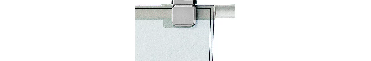 Magneet-clips, voor presenter-systeem, lichtgrijs