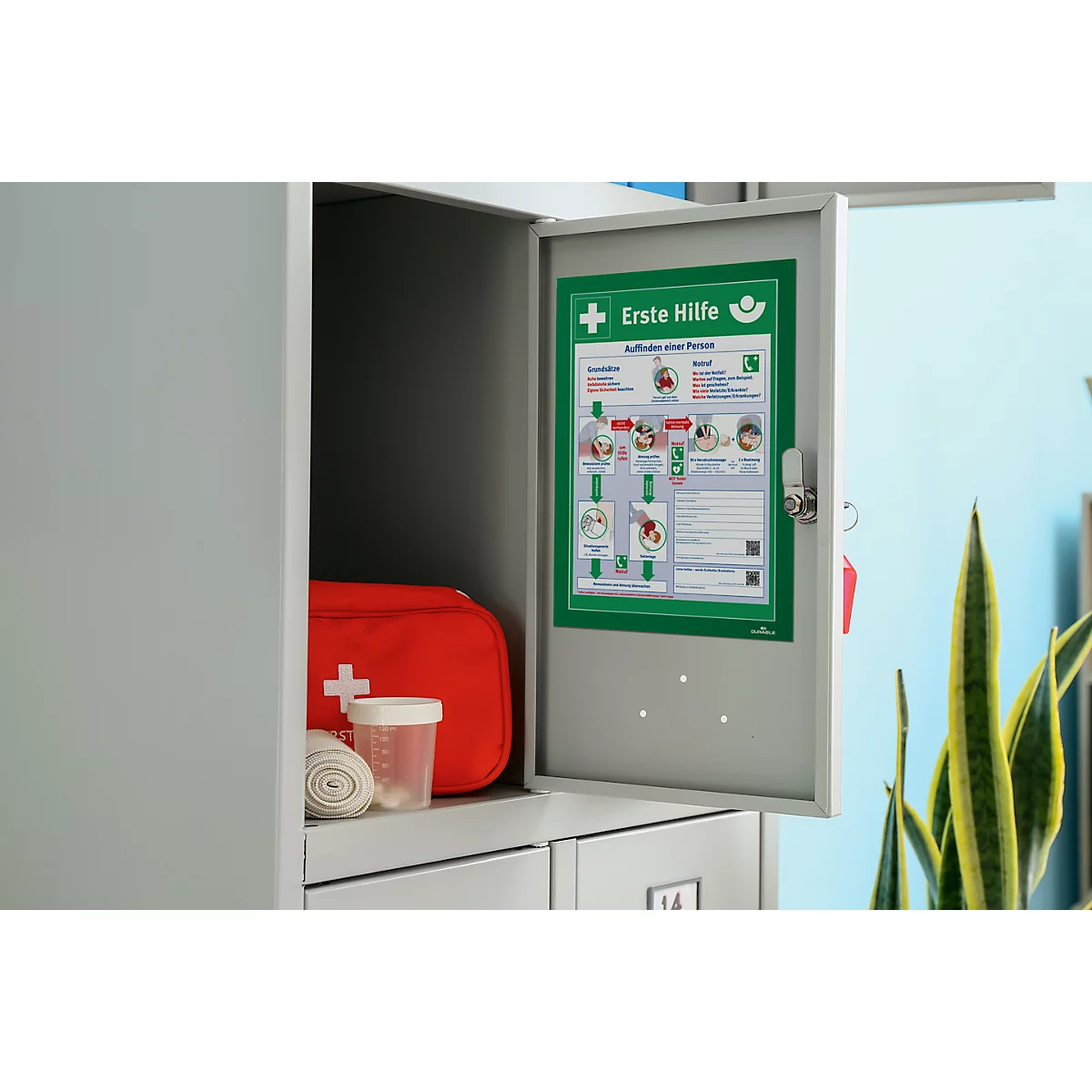 Magneetlijst Duraframe Magnetisch, A4, groen, 5 stuks