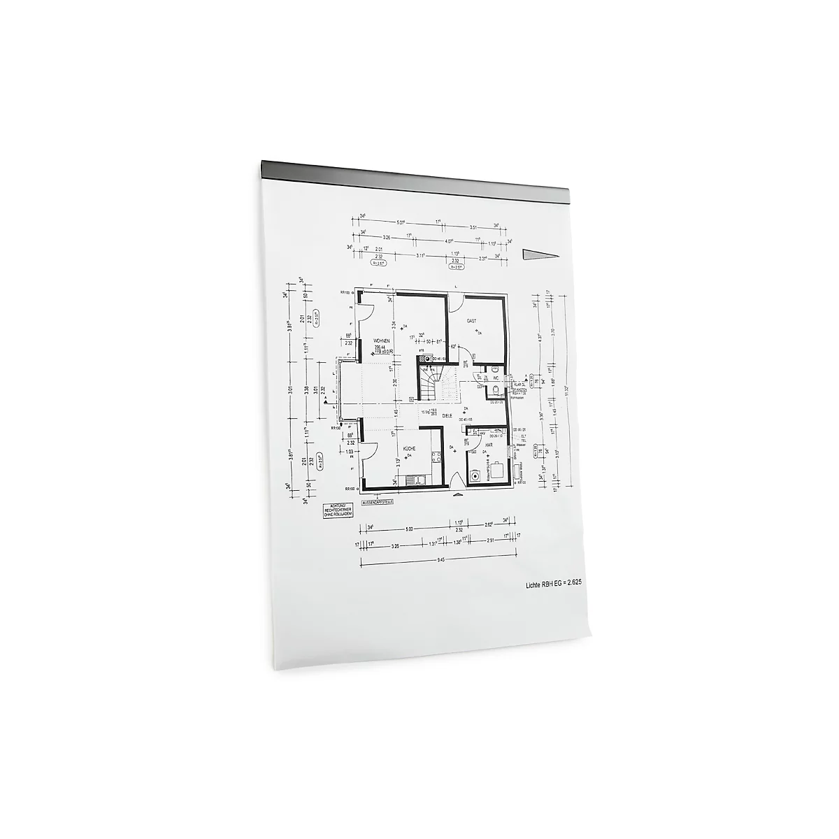 Magneetrol DURAFIX® rol, L 5 m x B 17 mm, zelfklevend, zilver