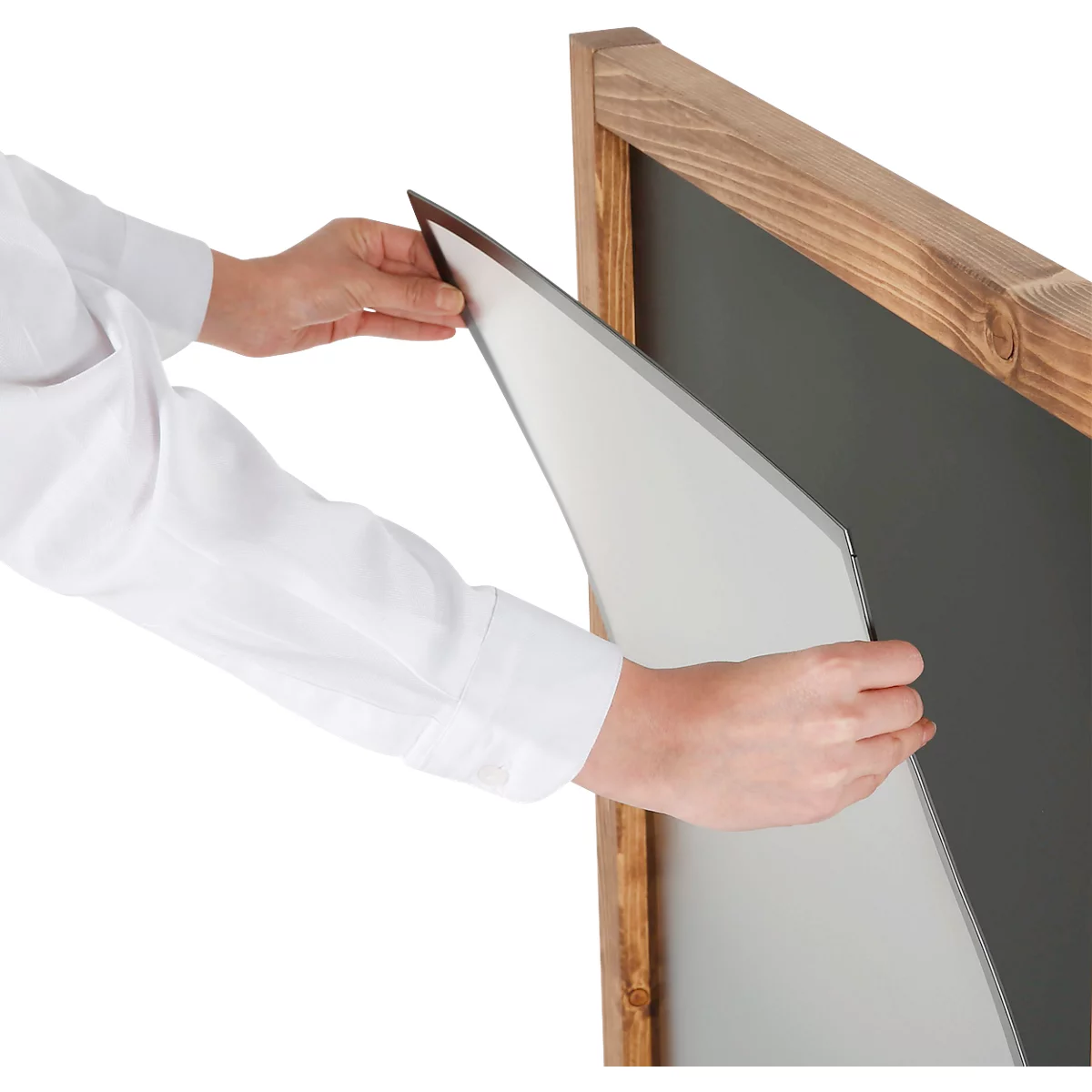 Magneetveld voor WindPro WOOD, B 590 x H 780 mm, zwart